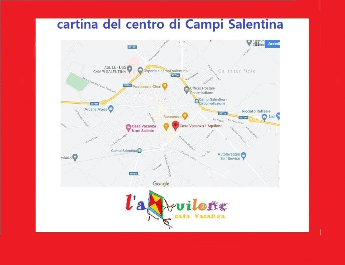 Casa Vacanza L'Aquilone Campi Salentina Exterior foto